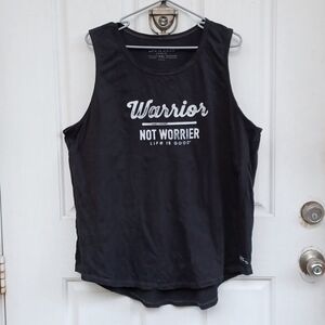 LIFE IS GOOD Black Warrior Tank Top SZ XXL
